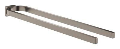 Handdoekhouder GROHE Selection Dubbel Hard Graphite Geborsteld Handdoekhouder GROHE Selection Dubbel Hard Graphite Geborsteld