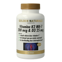 Vitamine K2 200mcg & D3 25mcg 60 Vegetarische capsules - thumbnail