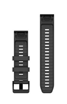 Garmin QuickFit, 22 mm grafiet siliconen band