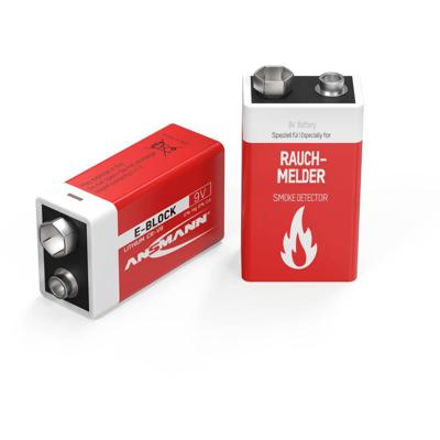 Ansmann 9v lithium voor rookmelder