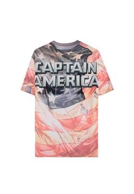 Captain America Brave New World T-Shirt Digital American Size S