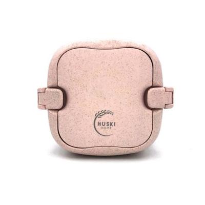 Rice husk lunch box rose 1 Stuks