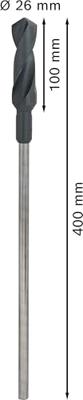 Bosch Accessories 2608597170 Bekistingsboor 26 mm Gezamenlijke lengte 400 mm Cilinderschacht 1 stuk(s) Bosch Accessories 2608597170 Bekistingsboor 26 mm Gezamenlijke lengte 400 mm Cilinderschacht 1 stuk(s)