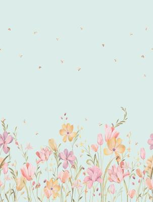 Dutch Cute Walls- Bee Flowers 212x280cm - CW6129-2