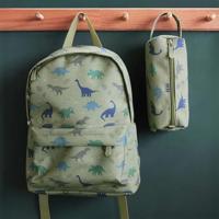 Etui voor jongens DINOS A Little Lovely Company kaki - thumbnail