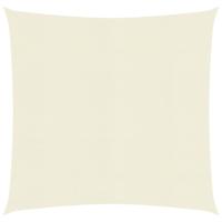 Zonnezeil 160 g/m² 2,5x2,5 m HDPE crèmekleurig - thumbnail