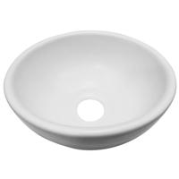 Waskom BWS Opbouw Rond Keramiek 20x9cm Mat Wit - thumbnail