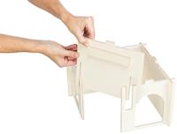 TRIXIE HUISTHORE INSTEEKSYSTEEM KONIJNEN NATUREL 40X40X23 CM - thumbnail