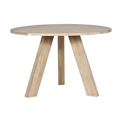 Woood Rhonda eettafel ø129 naturel eiken Woood Rhonda eettafel ø129 naturel eiken