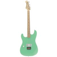 Fazley Custom Series Hot Rod V2 FTD182 Surf Green LH linkshandige elektrische gitaar met vaste brug - thumbnail