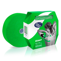 Cure Tape Kinesiotape giant groen 5cm x 31.5m 1 Stuks - thumbnail