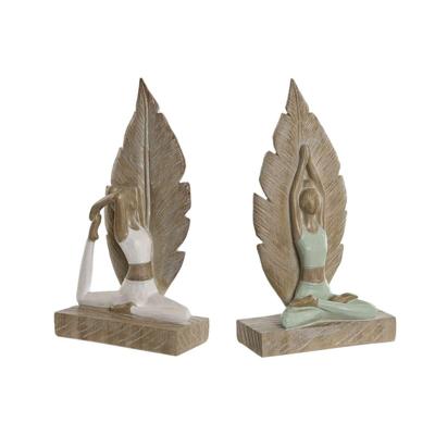 Decoratieve figuren Home ESPRIT Wit Groen Scandi 15,5 x 7,5 x 26,5 cm (2 Stuks) Decoratieve figuren Home ESPRIT Wit Groen Scandi 15,5 x 7,5 x 26,5 cm (2 Stuks)