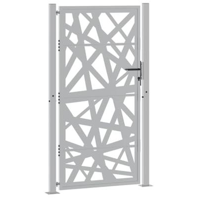 Poort met lichtontwerp 100x175 cm weervast staal