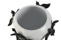 Vaas Home ESPRIT Wit Zwart Keramiek Modern 29 X 29 X 21,5 cm - thumbnail