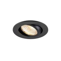 SLV InbouwspotNew Tria 68 airtight 2700K zwart - 1009021 - thumbnail