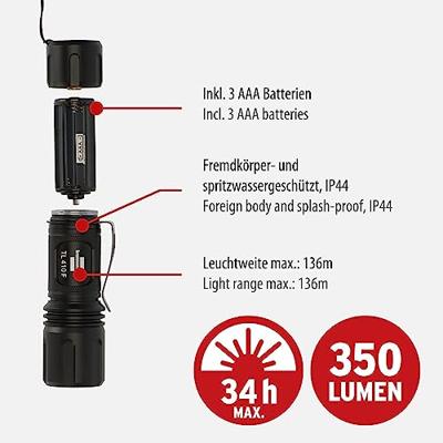 Brennenstuhl Zaklamp Led Luxpremium Tl 410 F,Ip44, 350Lm - 1173750004