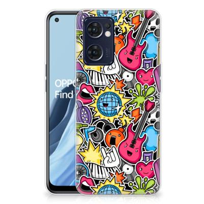 OPPO Reno 7 5G | Find X5 Lite | Sillicone Back Cover | Punk Rock OPPO Reno 7 5G | Find X5 Lite | Sillicone Back Cover | Punk Rock