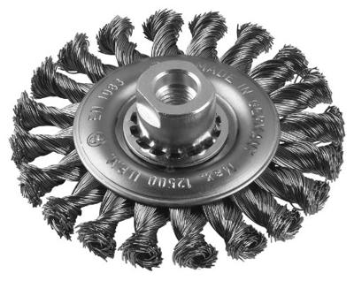 Bosch Accessories Schijfborstel voor haakse- en rechte schuurmachine - gevlochten draad, 115 mm 2609256512 1 stuk(s)