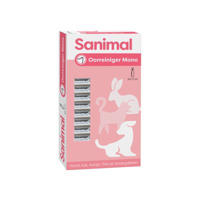 Sanimal Oorreiniger Mono hond, kat, konijn 1 verpakking