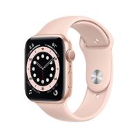 Refurbished Apple Watch Series 6 44mm Rosegoud Als nieuw - thumbnail