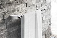 ZACK Atore Handdoekhouder 65,2x7,9x2,8 cm RVS Glanzend - thumbnail