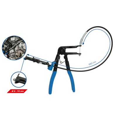 Brilliant Tools BT526005 Slangklemtang, met bowdenkabel