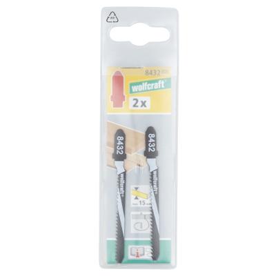 Wolfcraft 8432000 2 Decoupeerzaagbladen T-schacht HCS 2 stuk(s)