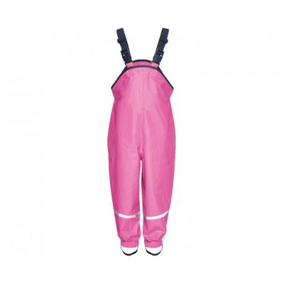 Playshoes regenbroek bretels fleece gevoerd Uni Fuchsia-116