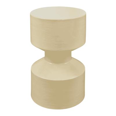 WOOOD Bijzettafel 'Hidde' 30cm, kleur Geel