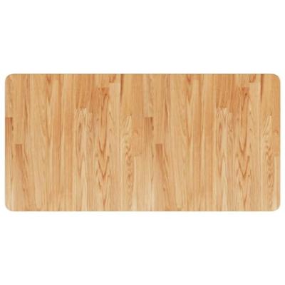 Wastafelblad 100x50x2,5cm behandeld massief hout lichtbruin