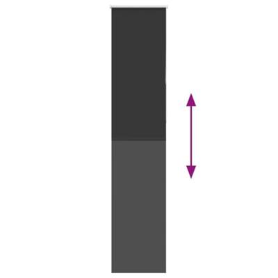 Rolgordijn verduisterend 50x210cm stofbreedte 45,7 cm polyester