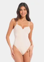 Magic corrigerende string Body - Body Soft - Buik corrigerende string body met spaghetti bandjes - Naadloos - thumbnail