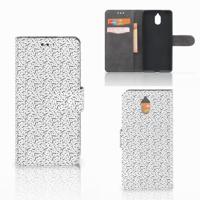 Nokia 3.1 (2018) | Telefoon Hoesje | Stripes Dots - thumbnail