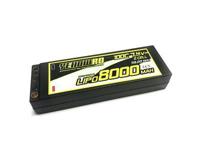 Yellow RC 100c 7.4 volt 8000mah hardcase lipo met Dean stekker - thumbnail