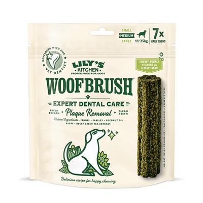 Lily's Kitchen Woofbrush Dental kauwsticks hondensnacks M x1 Lily's Kitchen Woofbrush Dental kauwsticks hondensnacks M x1