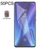 50 stuks non-Full matte Frosted gehard glas film voor Xiaomi Redmi K20/K20 Pro/mi 9T geen retail pakket - thumbnail