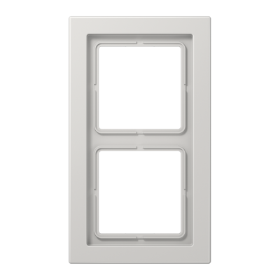 Jung LS Design Afdekraam Licht Grijs 2-voudig Duroplast