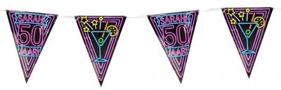 Paperdreams neon party vlag sarah