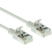 ACT DC7030 LSZH U/FTP CAT6A Datacenter Slimline Patchkabel Snagless | RJ45 Connectoren | Grijs | 15 cm - thumbnail