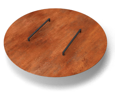 CookNFire Coni Afdekplaat Cortenstaal Geroba - Geroba