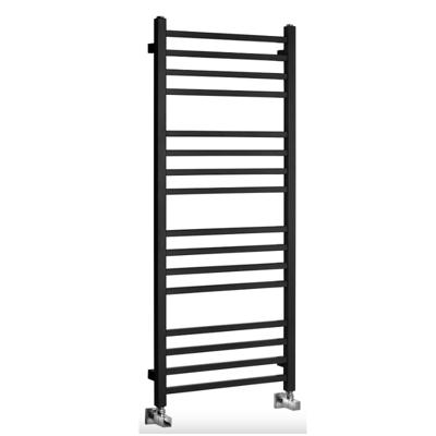 Designradiator Sapho Metro Recht 50x120 cm Mat Zwart Sapho