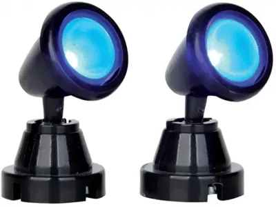 Kerstfiguur Ronde spot lichtblauw LEMAX - Lemax