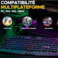 Toetsenbord en muis The G-Lab COMBO NATRIUM - thumbnail