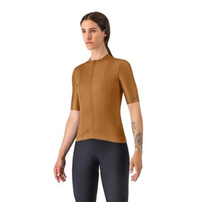 Castelli Unlimited W jersey korte mouw bruin dames S
