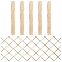 VidaXL Tuinlatwerken 5 st 180x80 cm massief vurenhout - thumbnail