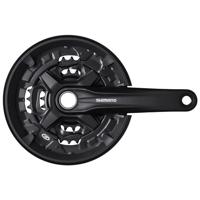 Crankstel 3 x 9 speed Shimano FC-MT210 met 170mm crankarm 44-32-22T - zwart - thumbnail