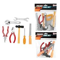 Toi-Toys Power tools gereedschapset in zak, 7dlg. - thumbnail