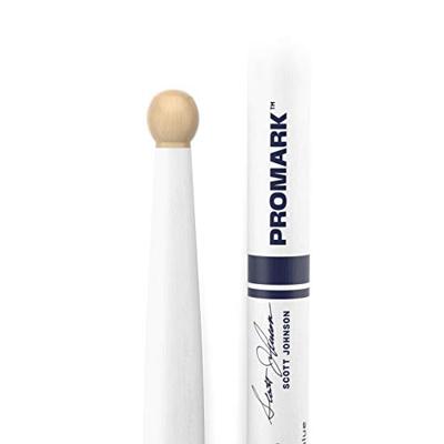 ProMark Scott Johnson White Hickory drumstokken met houten tip