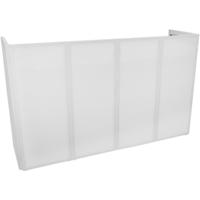 Omnitronic Large Mobile DJ Stand inclusief witte hoes - thumbnail