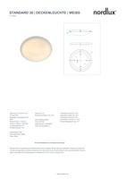 Nordlux PlafonniereStandard wit Ø 37,8cm - 2410256001 - thumbnail